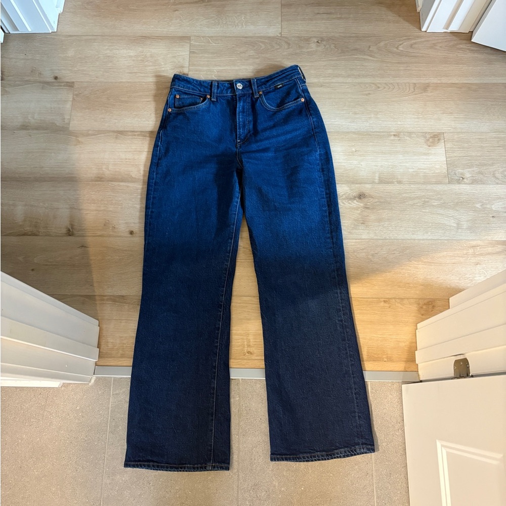 Mavi Dark Blue Wide-Leg Jeans